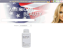 Tablet Screenshot of american-beauty.biz